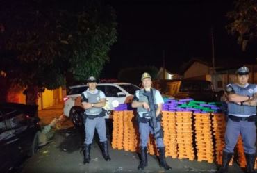 Policiamento Rodoviário prende indivíduo com grande quantidade de drogas