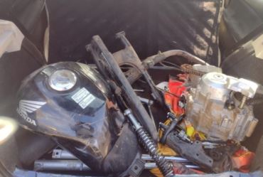 Polícia Militar de Avaré localiza peças de moto furtada