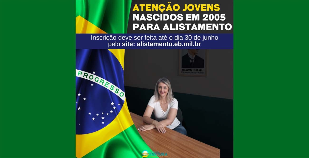 Jornal Sudoeste do Estado - Atenção jovens nascidos em 2005 para alistamento  no Exército Brasileiro