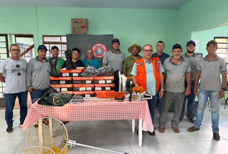 Defesa Civil de Fartura recebe novos equipamentos de segurança