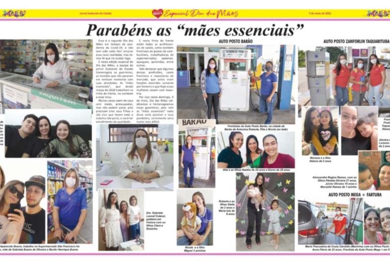 Parabéns as “mães essenciais”