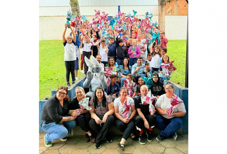 Prefeitura de Timburi realiza ação de Páscoa com distribuição de ovos de chocolate