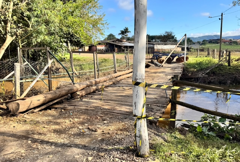 Prefeitura de Fartura anuncia manutenção na Ponte do Dominguinhos após danos causados pelas chuvas