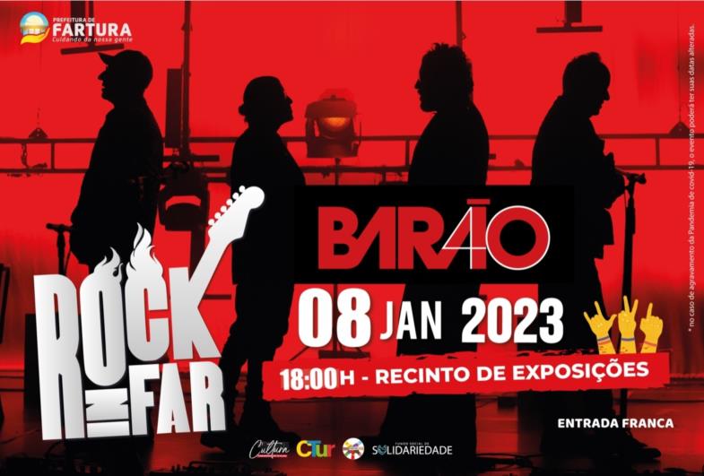 RockInFar 2023: Barão Vermelho é a segunda mega atração divulgada pela organização