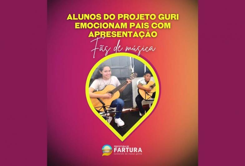 Alunos do Projeto Guri emocionam pais com apresentação