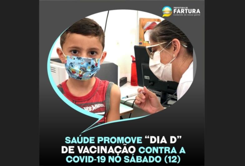 Saúde promove “Dia D” de Vacinação contra a Covid-19 no sábado (12)