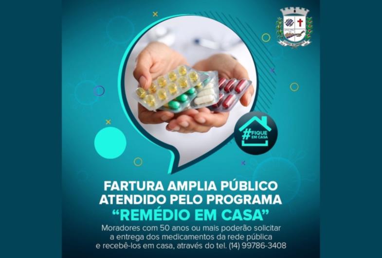 Fartura amplia público atendido pelo Programa “Remédio em Casa”