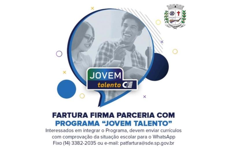 Fartura firma parceria com Programa “Jovem Talento”