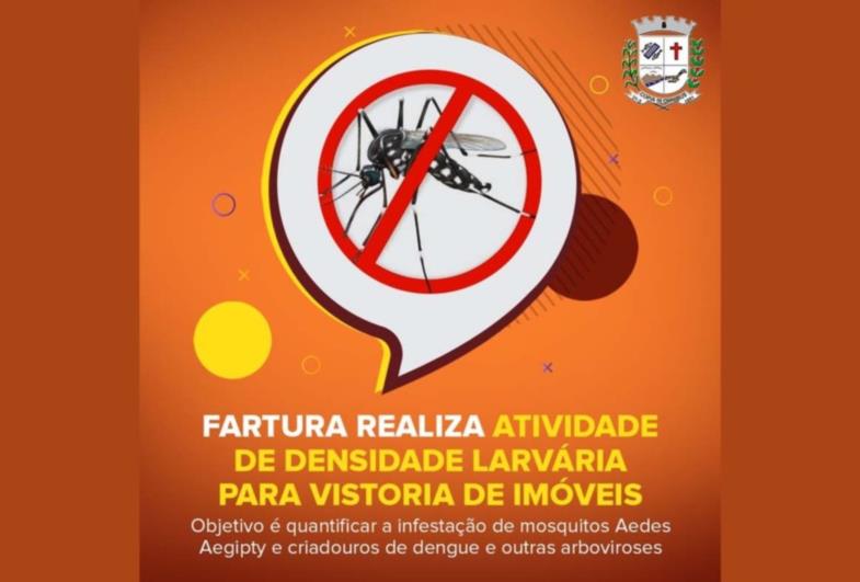 Fartura realiza Atividade de Densidade Larvária para vistoria de imóveis