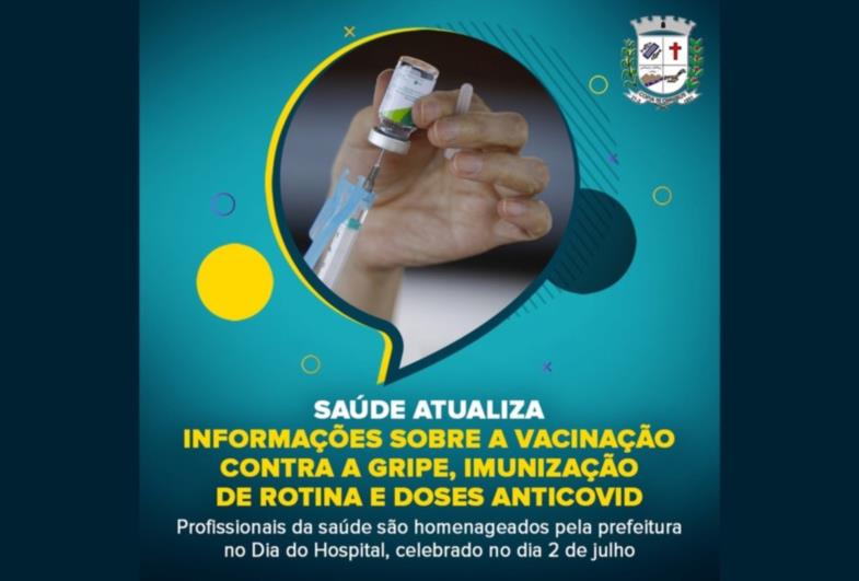 Saúde atualiza informações sobre a vacinação contra a gripe, imunização de rotina e doses antiCovid