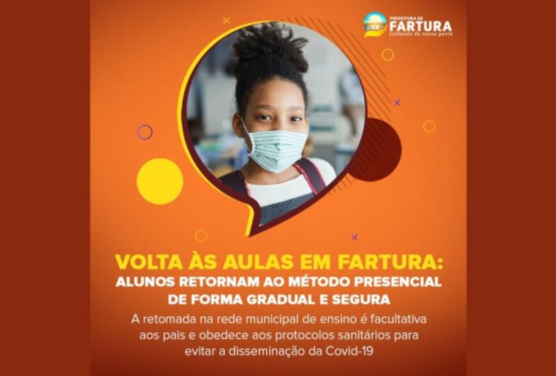 Volta às aulas em Fartura: alunos retornam ao método presencial de forma gradual e segura