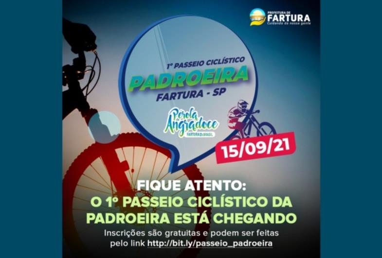 1º Passeio Ciclístico da Padroeira de Fartura está chegando