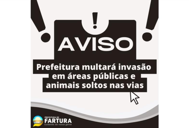 Prefeitura multará invasão em áreas públicas e animais soltos nas vias