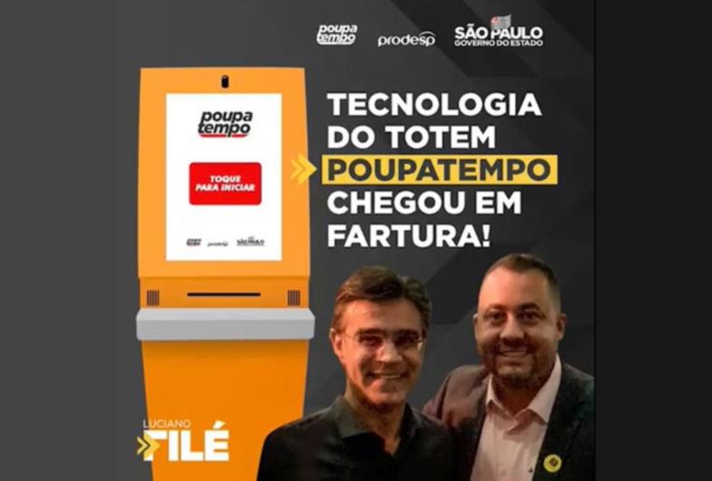 Tecnologia: Fartura recebe “Totem Poupatempo” e avança com serviços gratuitos à população