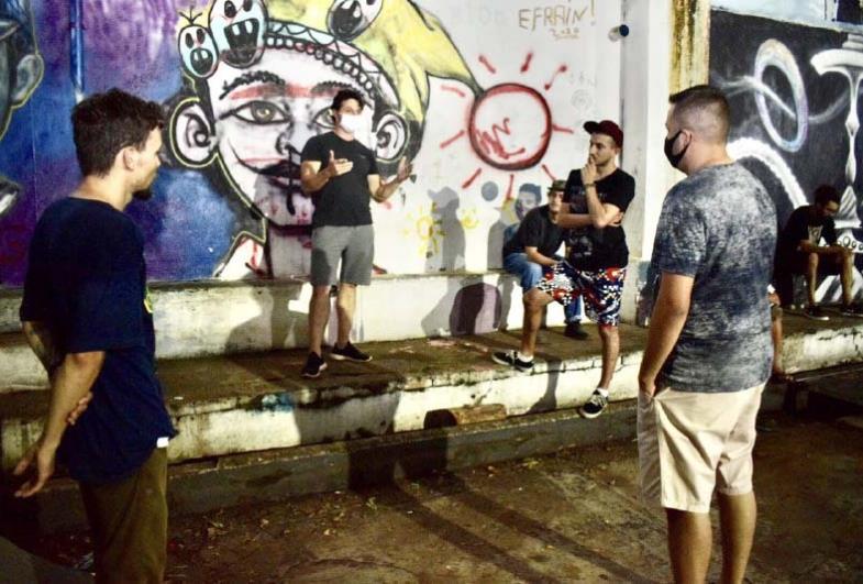 Prefeito Luciano Filé visita Pista de Skate “Daniel Manesco” de Fartura