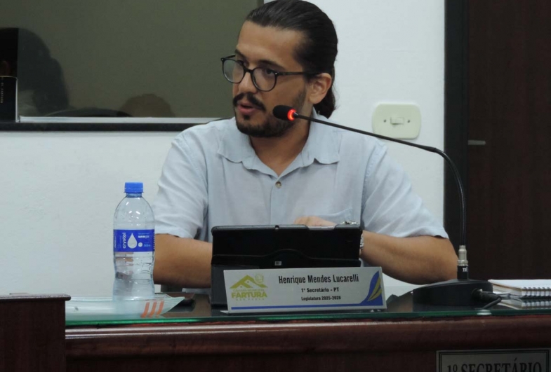 Vereador Professor Henrique destaca atuação no mês de março com seriedade e diálogo em Fartura