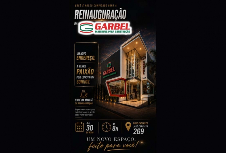 Garbel de Taguaí reinaugura loja em novo endereço