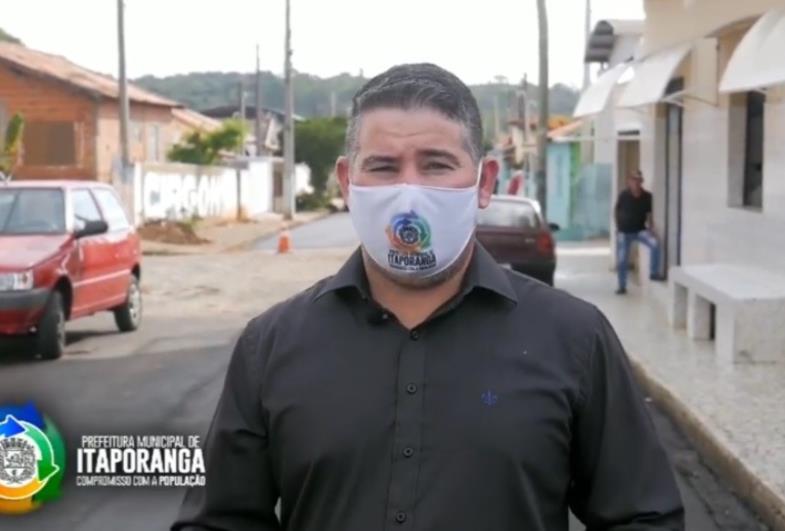 Prefeitura de Itaporanga realiza recape no Bairro Campinho 