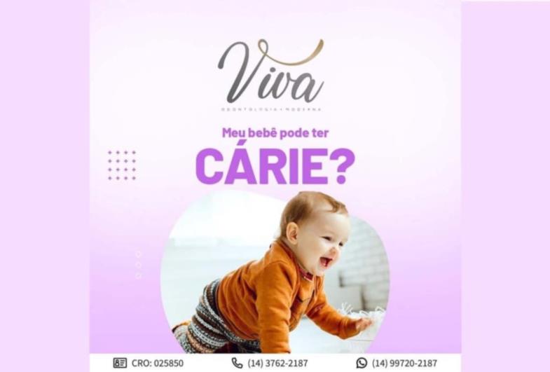 Meu bebê pode ter cárie?