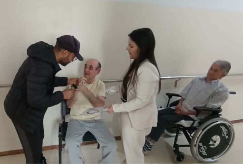 A ação foi conduzida pelos servidores Tiago Damasio e Isabella Dognani