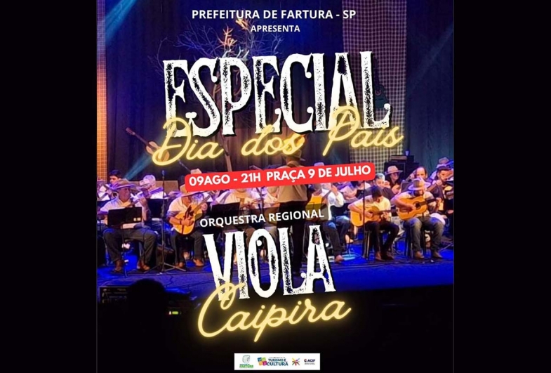 Fartura celebra o Dia dos Pais com Noite de Viola Caipira na Praça 9 de Julho