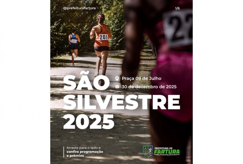 Corrida de São Silvestre 2025 movimenta Fartura e encerra o ano com esporte e integração