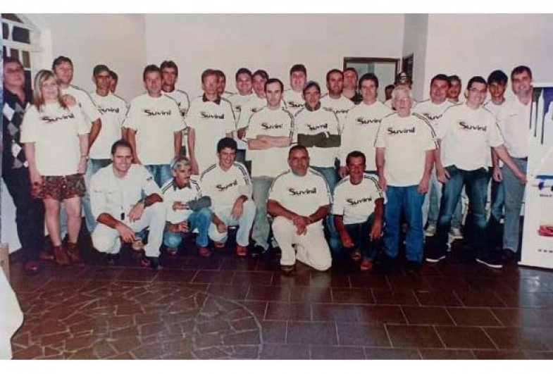 Registro de uma palestra da Suvenil, realizada na Garbel, nos anos 90
