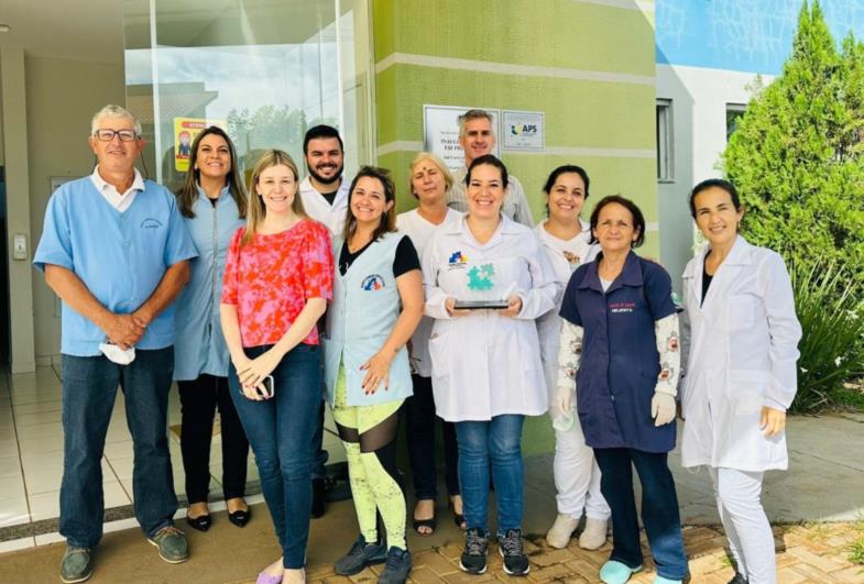 Setor da Saúde de Taguaí recebe prêmio