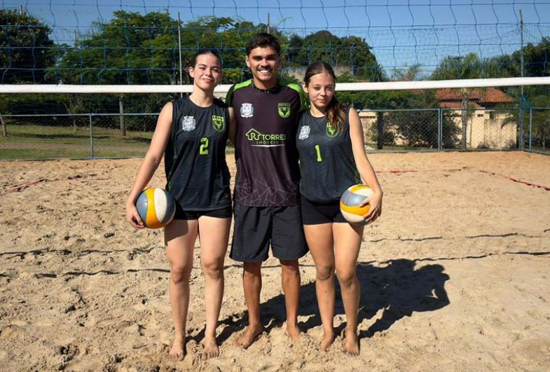 Equipe de vôlei de praia