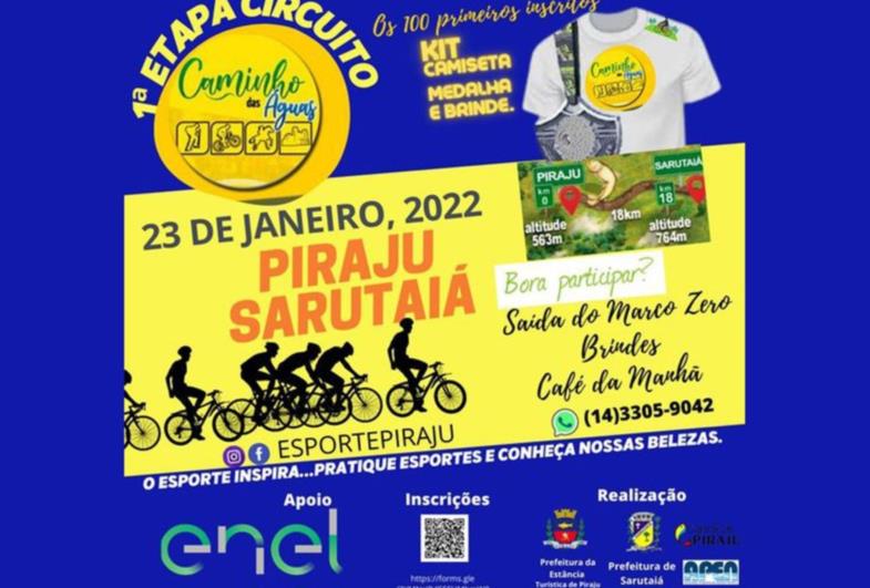 Municípios de Piraju e Sarutaiá  promovem 1ª Etapa do  Circuito Caminho das Águas