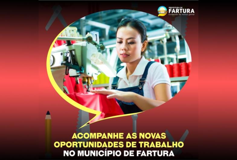 Acompanhe as novas oportunidades de trabalho no município de Fartura