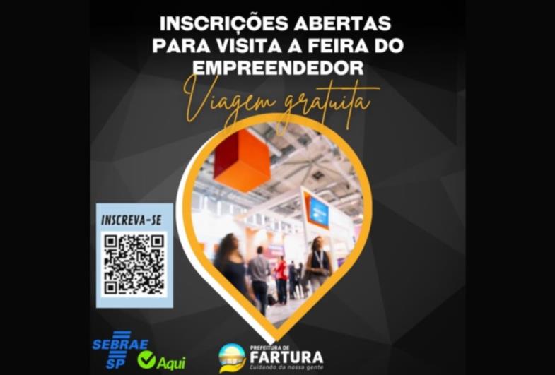 Inscrições abertas para visita a Feira do Empreendedor