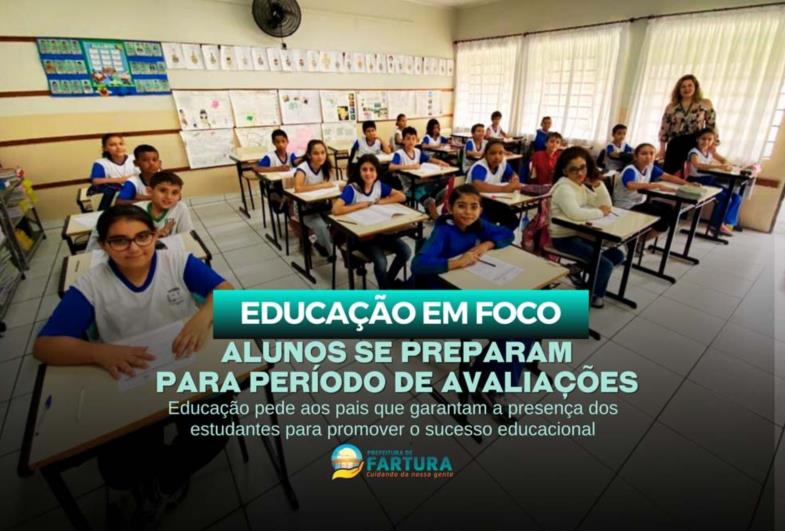 Alunos da rede municipal de Fartura se preparam para período de importantes avaliações 