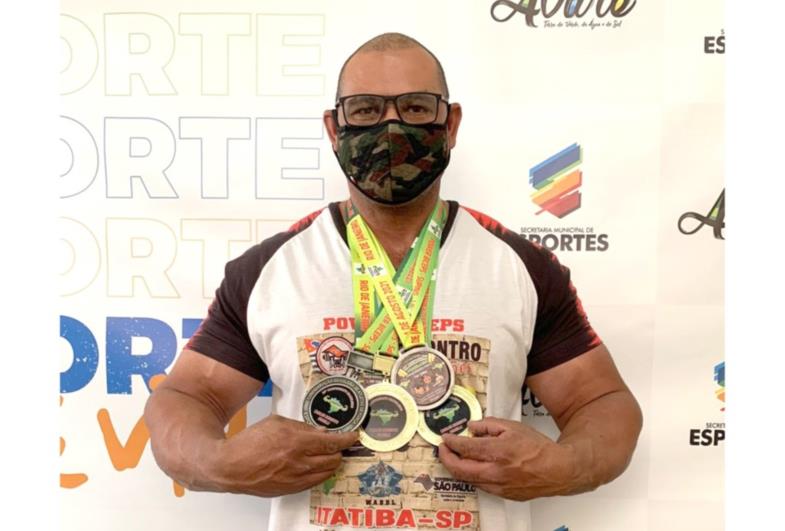 Atleta de Avaré, Jair Neves vence campeonato de  supino no Rio de Janeiro