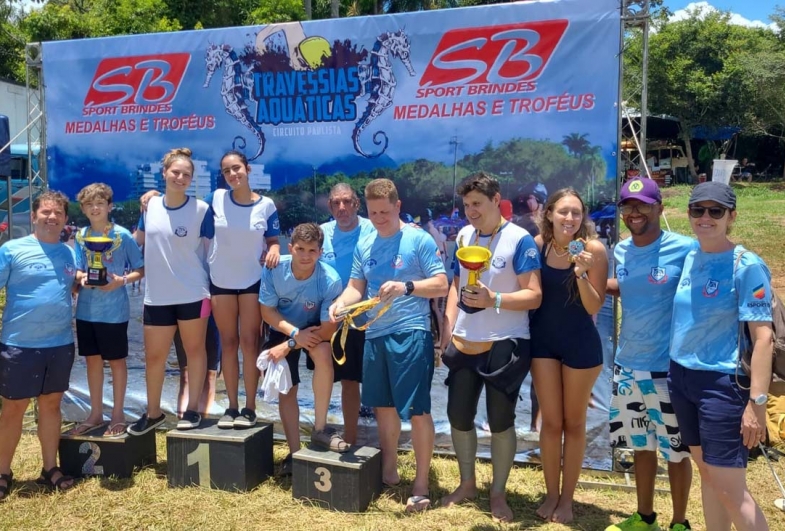 Natação de Avaré inicia 2024 com vitória em Circuito de Maratonas Aquáticas