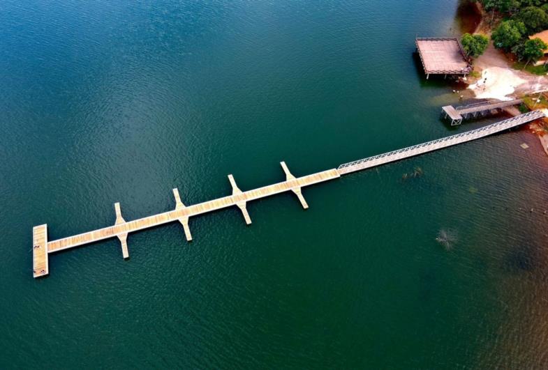 Timburi recebe Ancoradouro de Barcos e Lanchas do  projeto estadual de Estruturas Náuticas no Camping Redondo