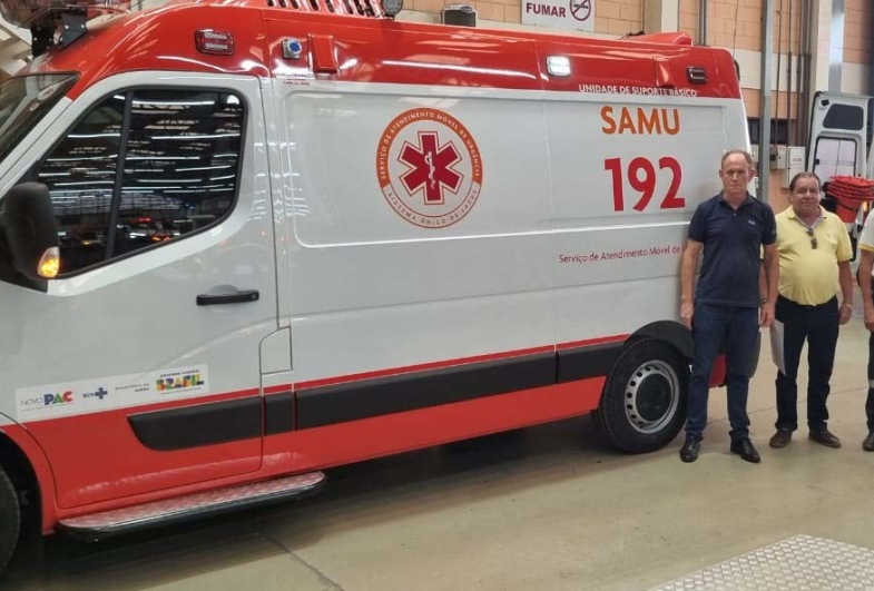 Avaré ganha nova ambulância para o SAMU