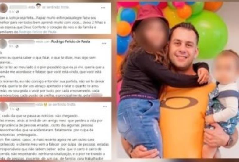 Motociclistas homenageiam entregador que morreu após ser atingido por motorista bêbado