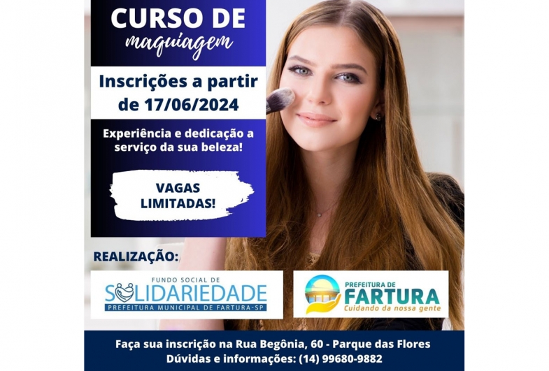 Fundo Social de Fartura promove curso de maquiagem