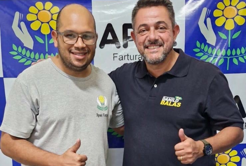 Vereador Juliano Damásio e deputado estadual Danilo Balas