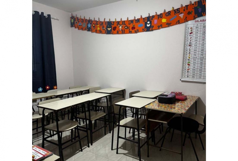 Sala de Reforço também fica junto a Sala de Leitura