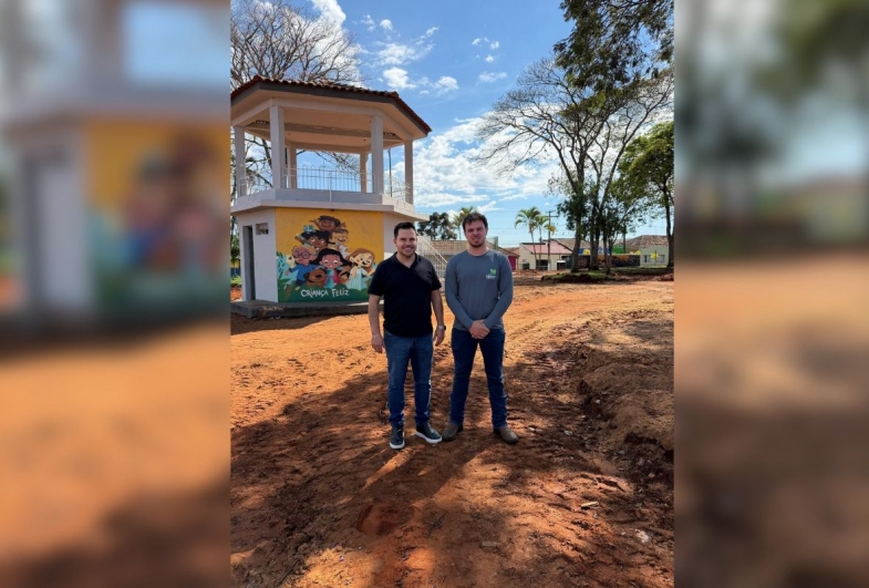 Prefeitura de Coronel Macedo inicia a maior revitalização da história da Praça Padre Elredo do Carmo Costa