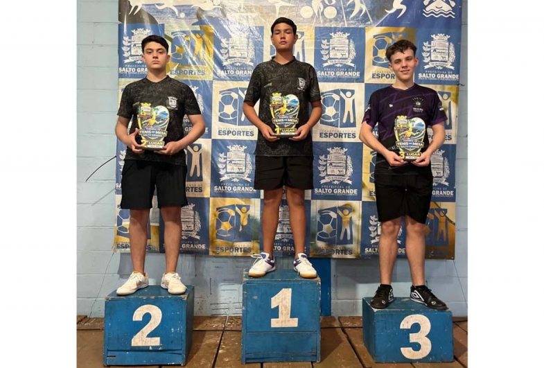 Fartura conquista nove troféus em tênis de mesa em Salto Grande