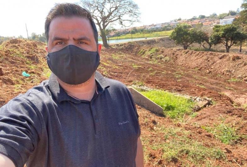 Prefeito Jô Silvestre anuncia novo lago ornamental no Bairro Brabância de Avaré