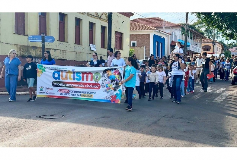 Timburi fortalece conscientização sobre o autismo com mobilização e participação da comunidade