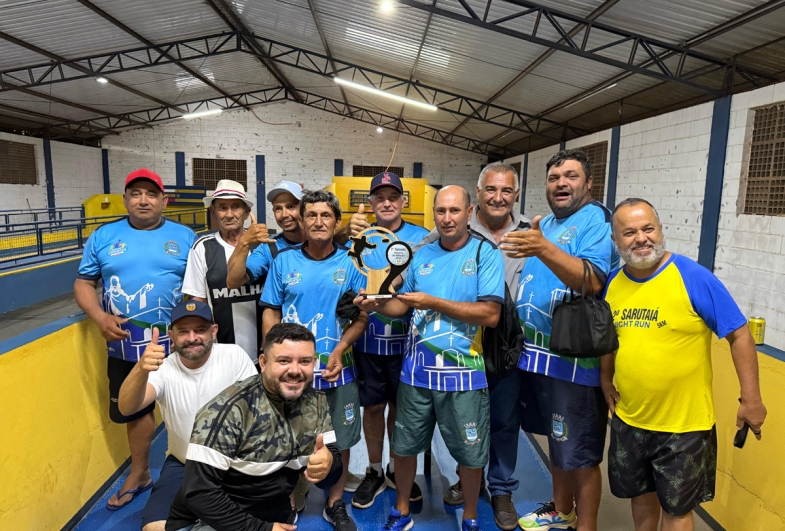 Ribeirão do Sul é campeão do 1º Torneio de Malha em Sarutaiá