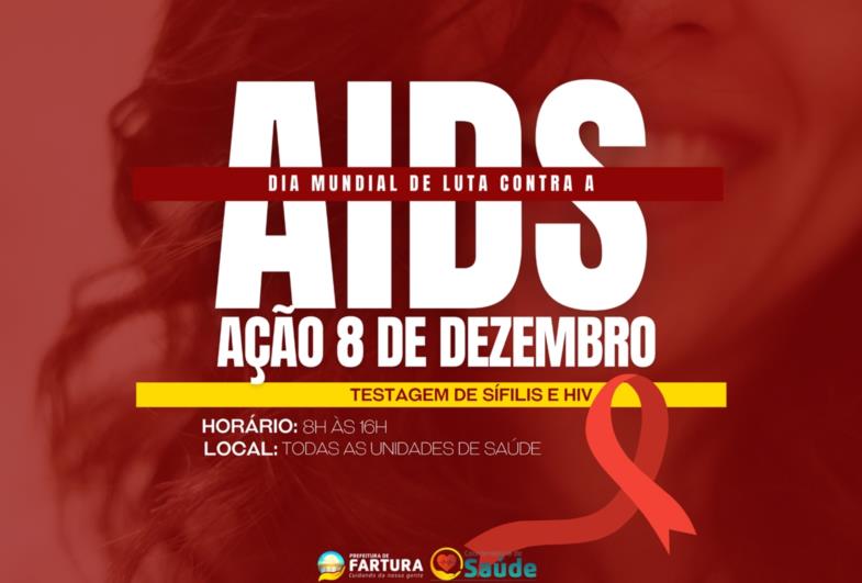 Fartura Promove Ação no Dia 8: Testagem de Sífilis e HIV em Conscientização ao Dia Mundial da Luta contra a AIDS