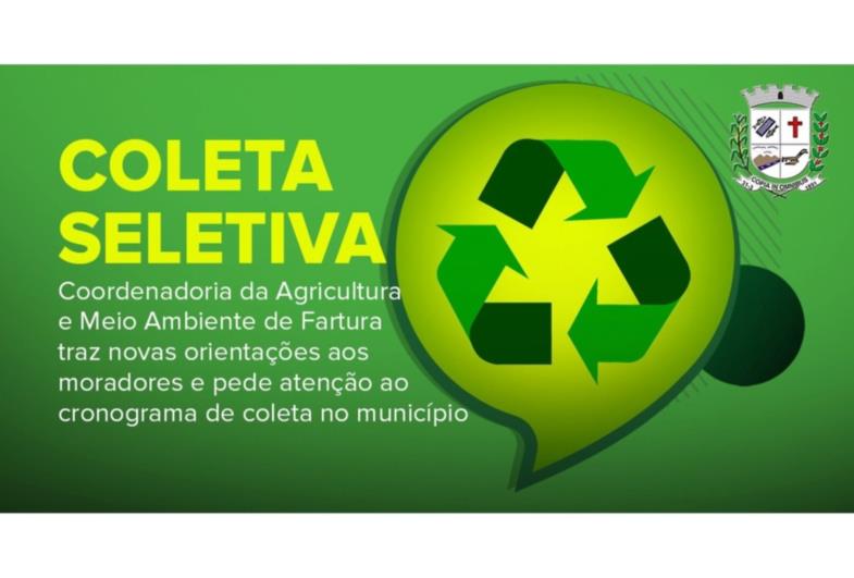 Moradores de Fartura devem ter atenção ao cronograma de coleta de resíduos urbanos na cidade