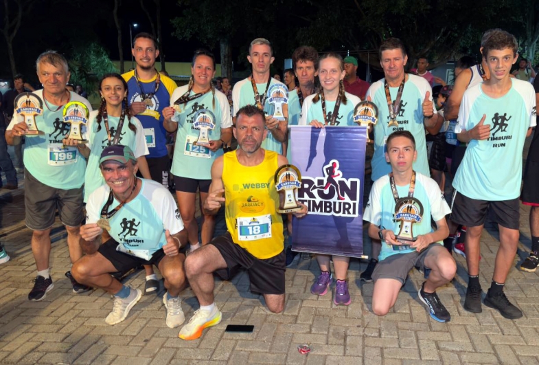 Equipe de Timburi RUN consegue ótimos resultados em Sarutaiá