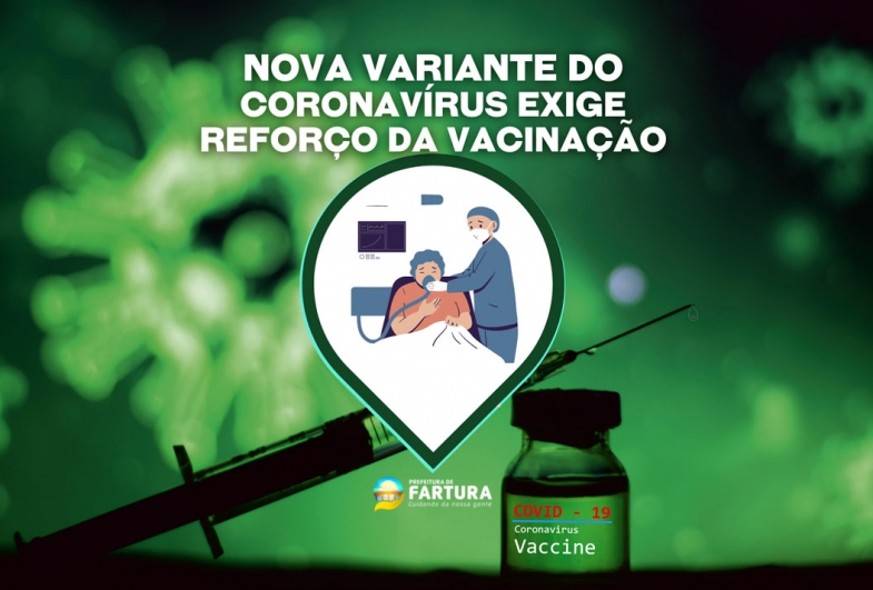 Nova variante do coronavírus exige reforço da vacinação